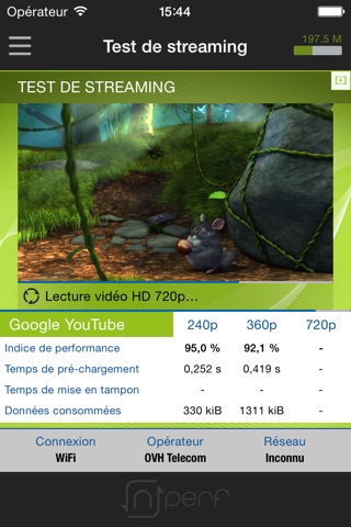 nPerf internet speed test screenshot 4