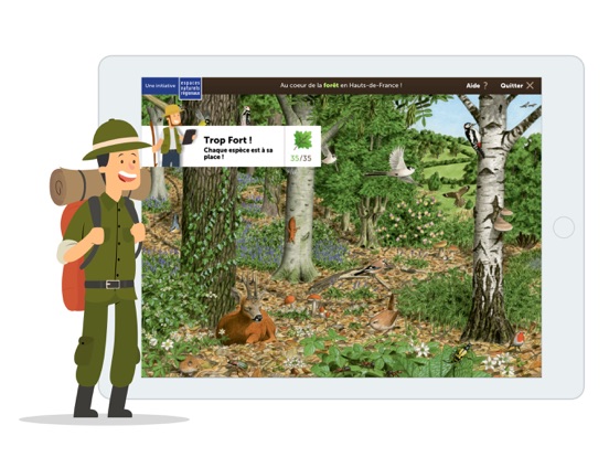 Forêt écosystème app screenshot