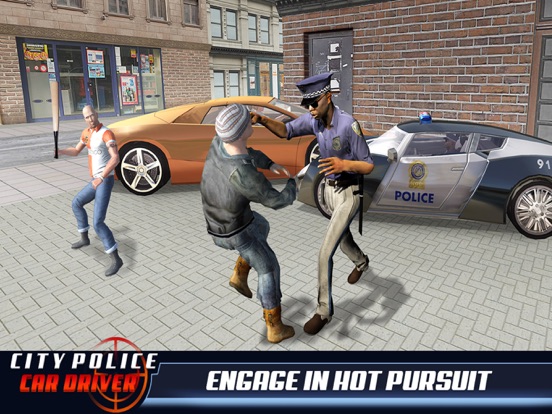 City Police Car Driver Game iPad app afbeelding 2