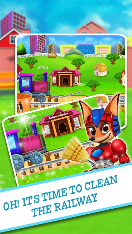 Animal Superhero City Cleaner screenshot-4