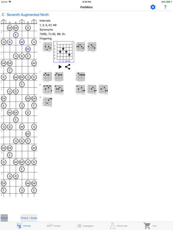 FretWorx iPad screenshot 1 - Music app