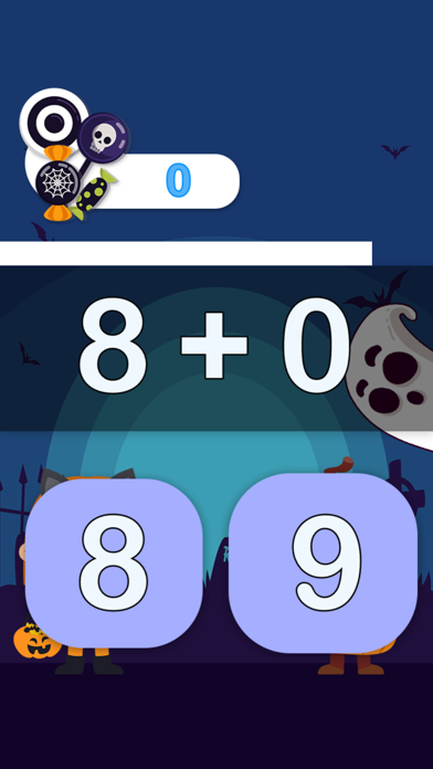 Screenshot #3 pour Halloween Math Jeu 1er Grade