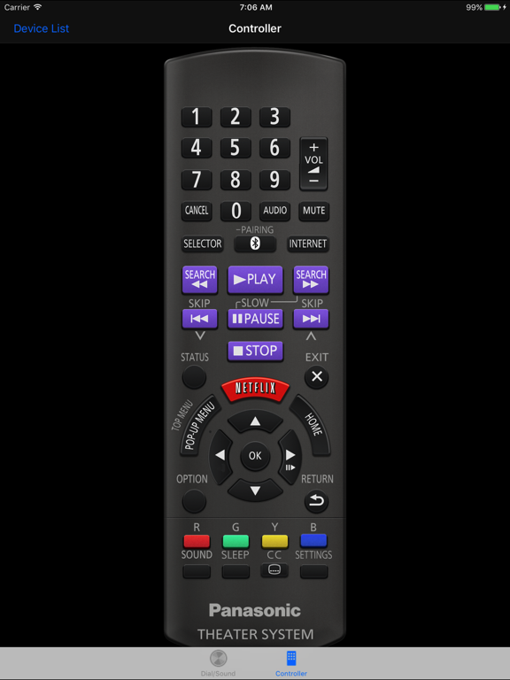 Screenshot #5 pour Panasonic Theater Remote 2014
