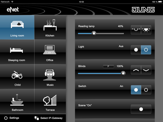 Screenshot #5 pour JUNG eNet IP-Gateway App