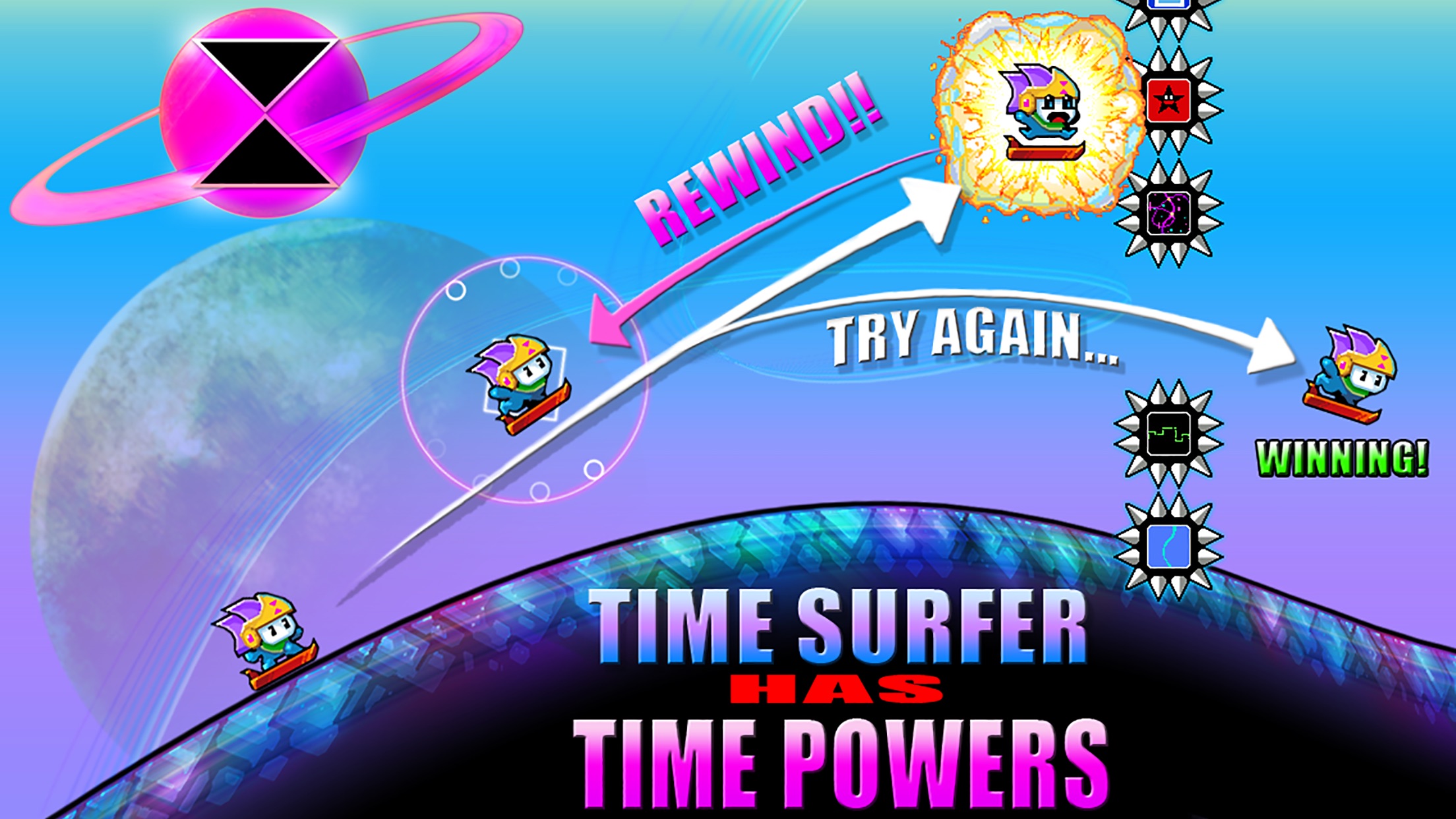 Screenshot do app Time Surfer