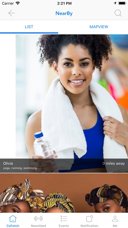 CoFETCH - A Fitness Social App