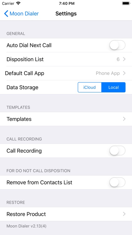 Moon Dialer for Call Center screenshot-3