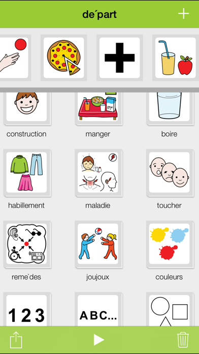 Screenshot #1 pour LetMeTalk: Gratuit CAA Talker