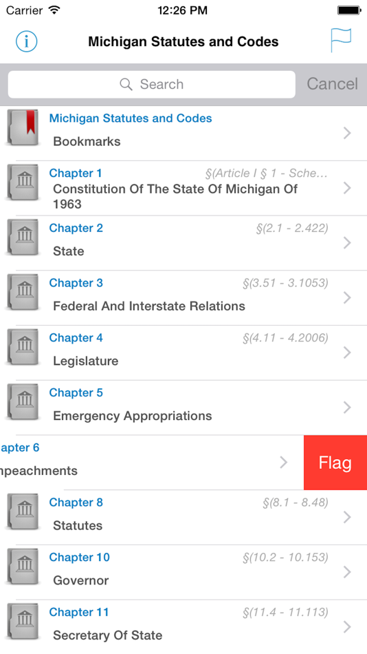 MI Code, Michigan Laws MCL - 8.181114 - (iOS)