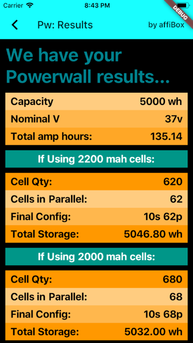 Diy Powerwalls Wizard iPhone screenshot