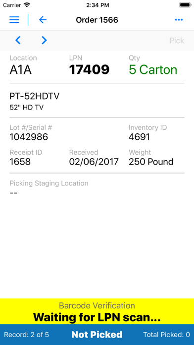 Screenshot #3 pour Velocity WMS