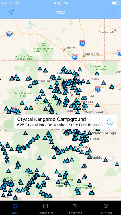 Colorado – Camping & RV spots