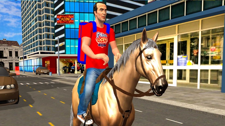 Mounted Horse Pizza Delivery screenshot-3