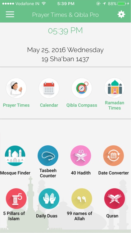 Prayer Times & Ramadan 2018