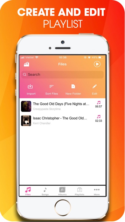 Cloud Offline - Music Player