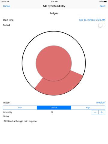 MigraineMind Migraine Diary screenshot 3