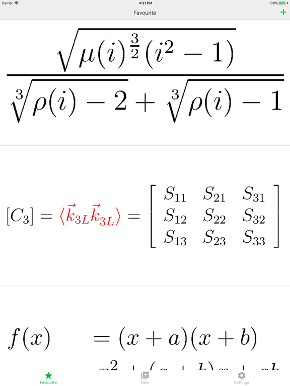 Screenshot #1 for Formula Box (LaTeX)