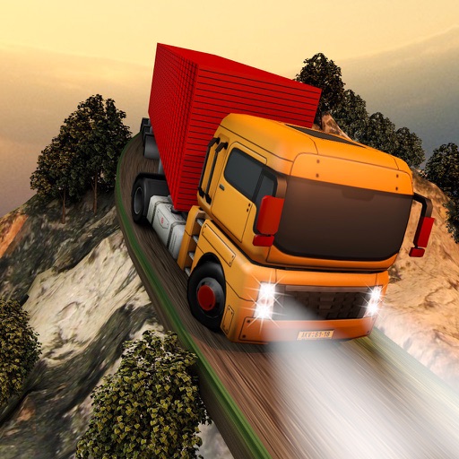 Heavy Cargo Truck Transport 3D icon