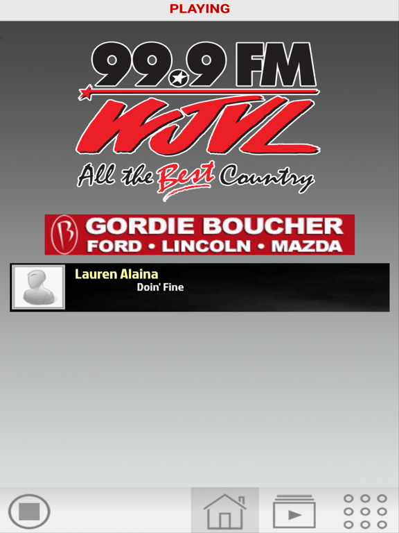 WJVL iPad screenshot 1 - Music app