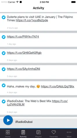 Game screenshot iRadioDubai UAE apk