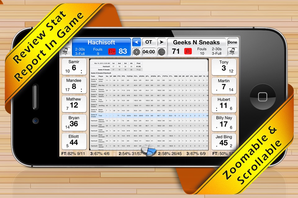 Basketball Stat Tracker screenshot 3