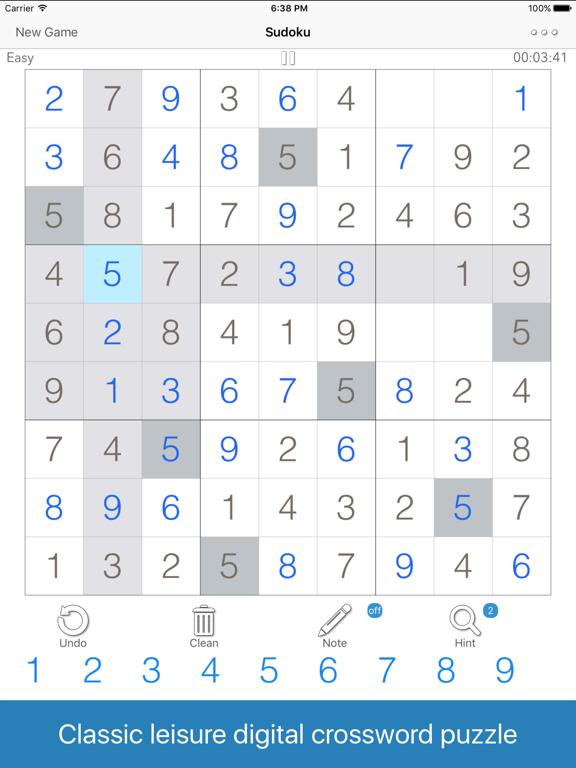 Screenshot #4 pour Classic Sudoku-leisure puzzle