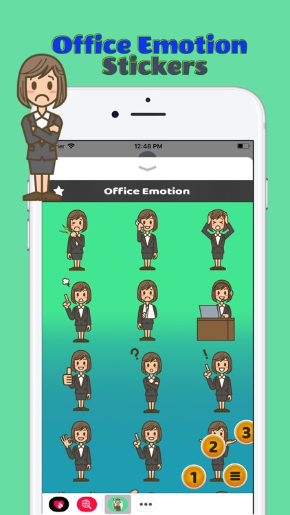 Office Emotion Stickers