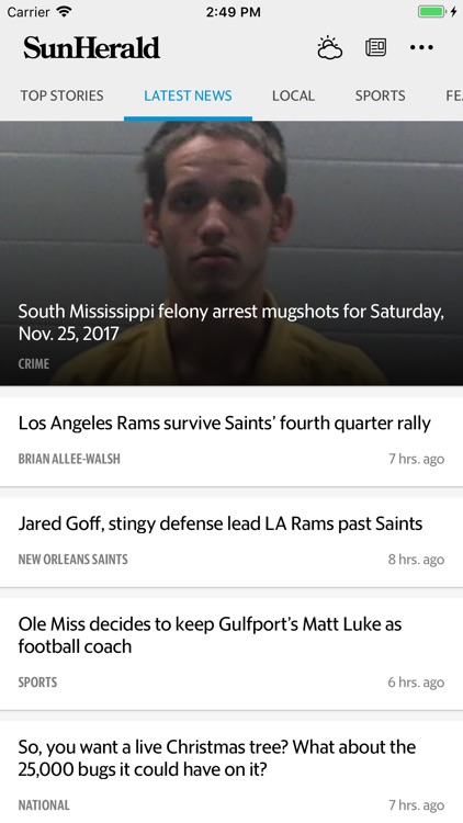 Biloxi Sun Herald News