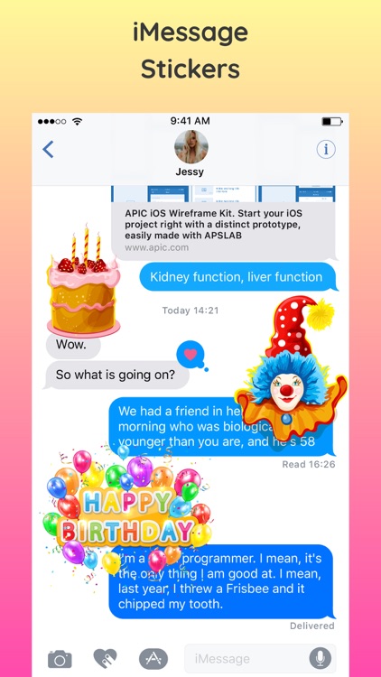 2018 Happy Birthday Stickers screenshot-3