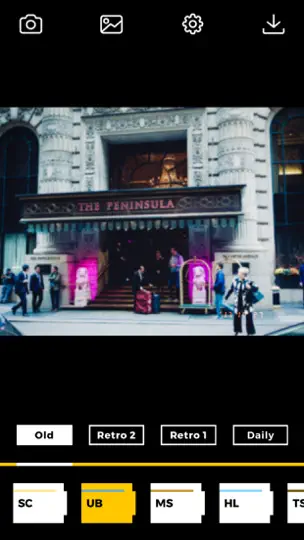 Скриншот Filmlike New York на iPhone 3
