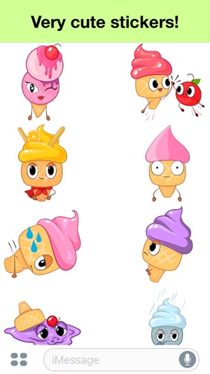 Ice cream - Very cute stickers(圖4)-速報App