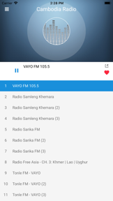 Cambodia Radio Station: Khmer screenshot