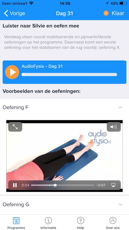 Lage Rugpijn Oefeningen App screenshot-7