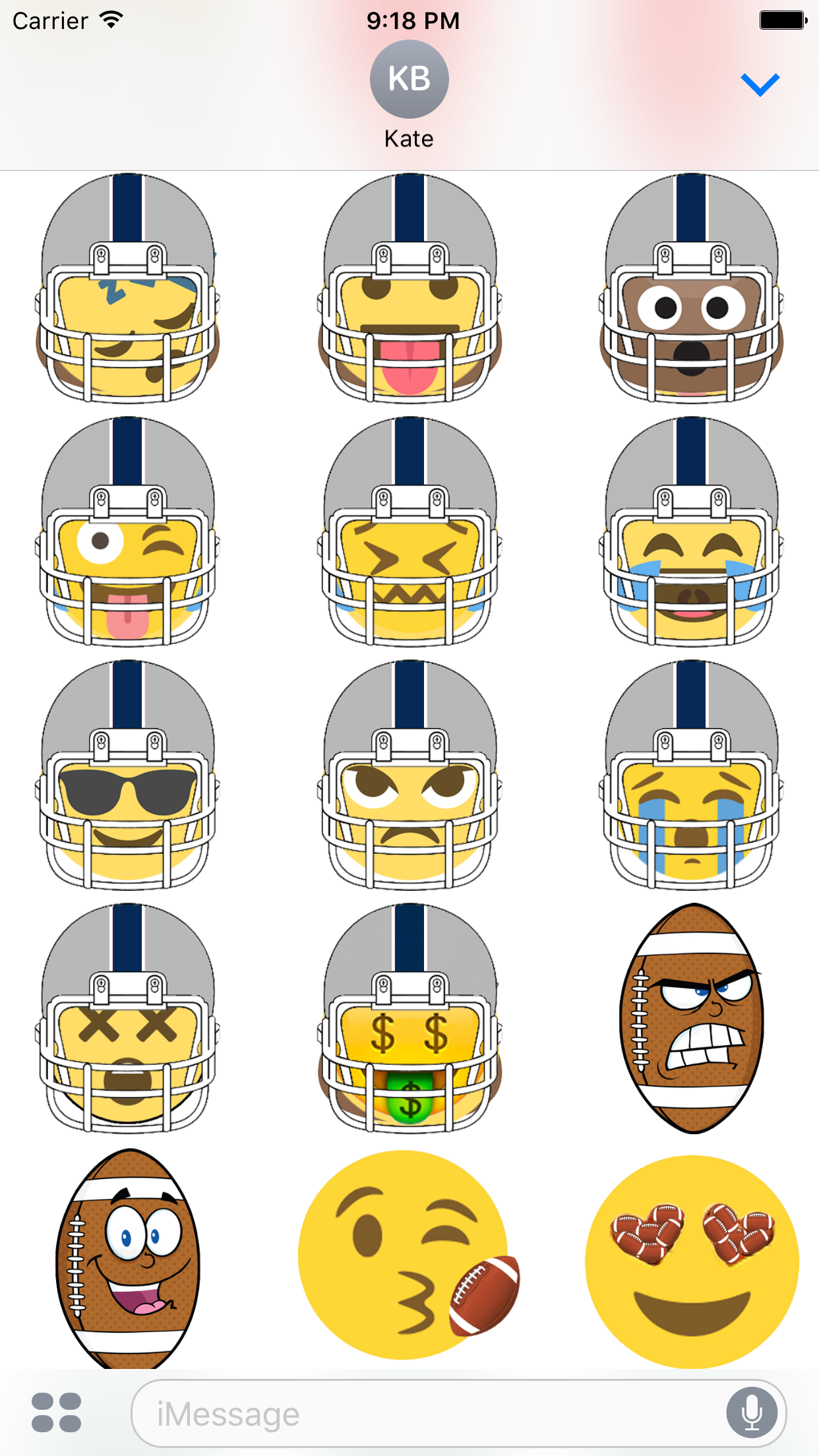 Dallas Football Sticker Pack Experience screenshot 3