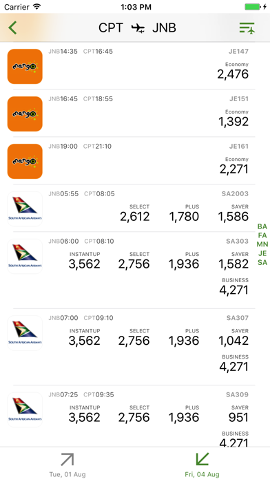 Screenshot #3 pour South Africa Flight Lite