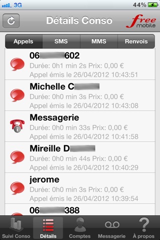 Free Mobile - Mon compte screenshot 3