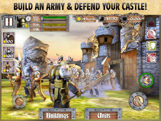 Heroes and Castles на iPad