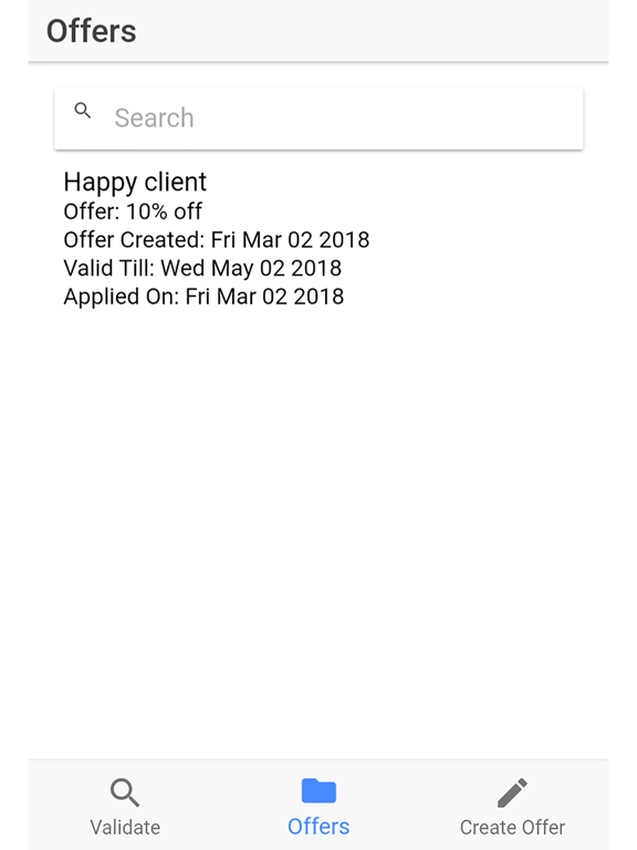 Coupon Generator iPad screenshot 7 - Shopping app
