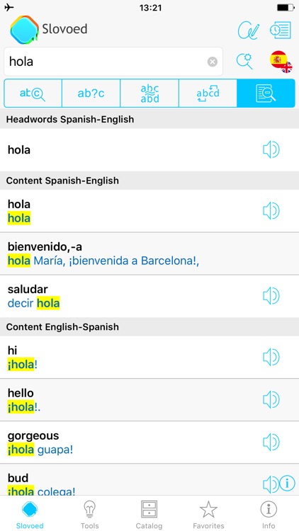 English <> Spanish Dictionary