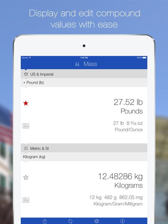 Convertible: Unit Converter iPad screenshot 5 - Utilities app