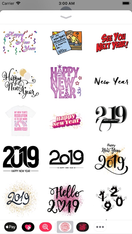 New Year Wishes Animated Pack
