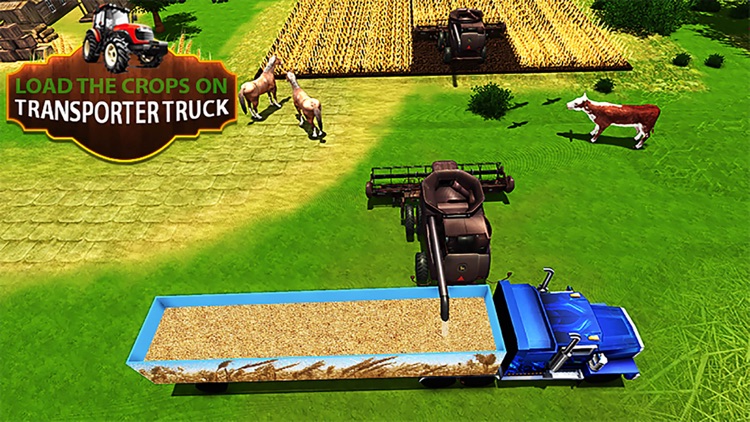 Farming Tractor Harvesting Sim screenshot-3