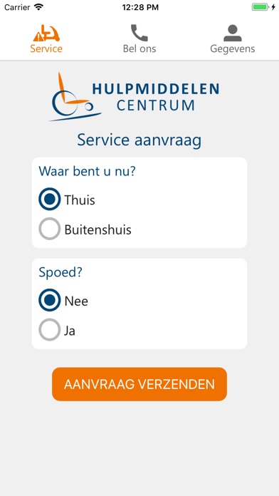 Hulpmiddelencentrum ServiceApp screenshot 2