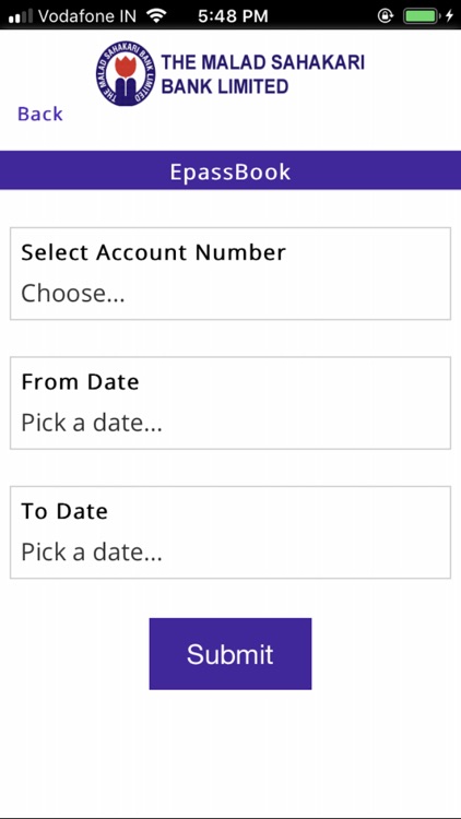 Malad Bank Mobile Banking