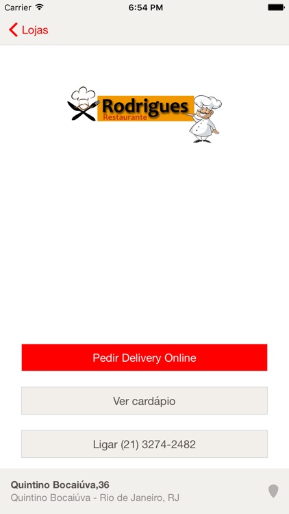 Rodrigues Restaurante Delivery