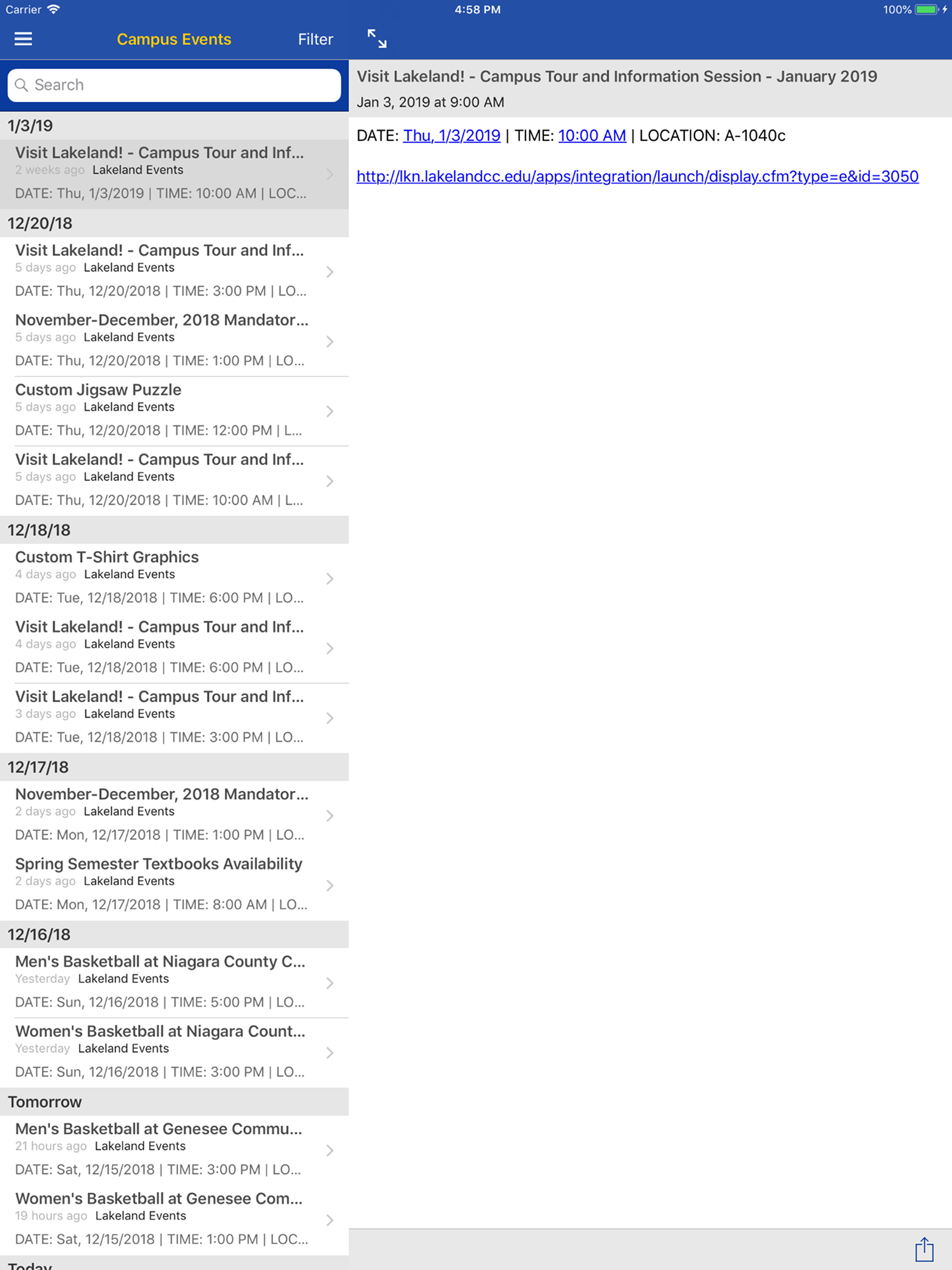 myLakeland Mobile screenshot 9