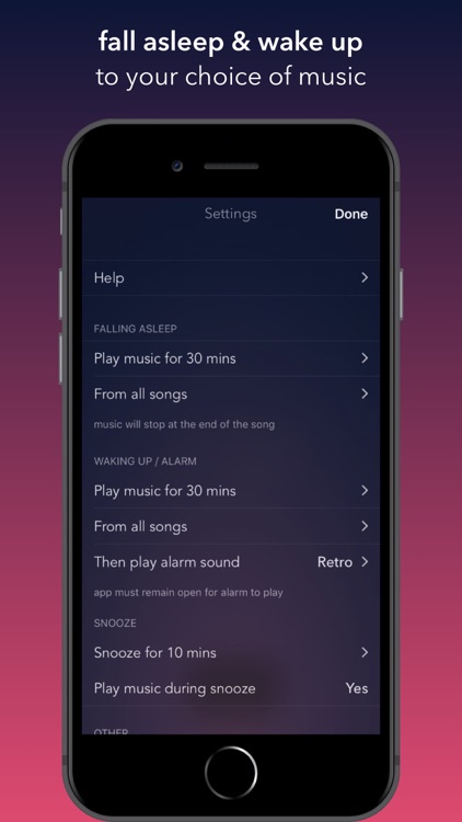 Sleepify - Music Alarm Clock