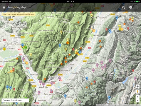 Paragliding Map screenshot 2
