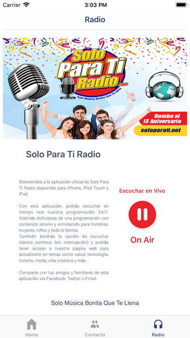 SoloParaTiRadio-Oficial®© Screenshot