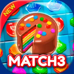 Muffin Factory Match 3: Move and Connect Cakes app icon